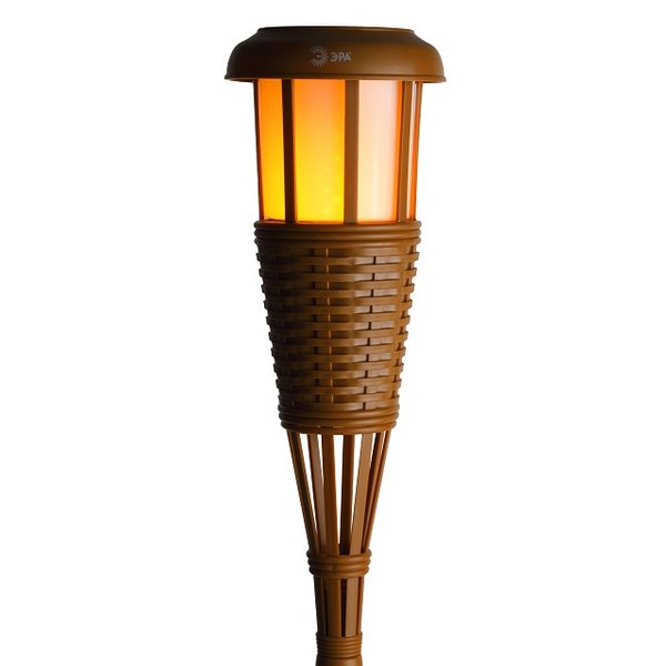 Светильник садовый ЭРА Факел бамбук 90см на солнечной батарее ERASF22-35