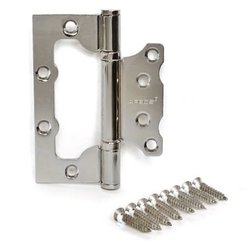 Петля без врезки Apecs 100х75мм B2-Steel-CR-Bl хром