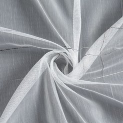 Штора готовая тюль серый 300х280см