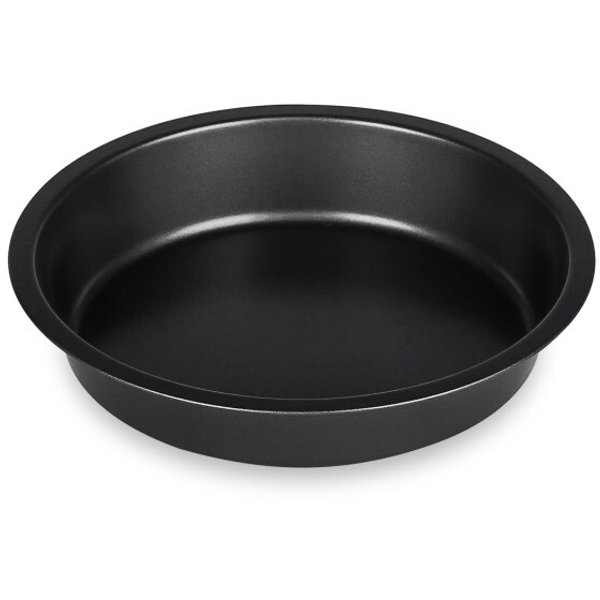 Форма д/выпечки пирога 24,6х3,9см круг., черная, сталь., антипригар.