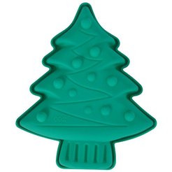 Форма д/выпечки MultiDom Зимний вечер 18,5х15х2,5см силикон