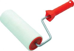 Валик велюр 240мм, ворс 4мм с ручкой Korvus 0306200