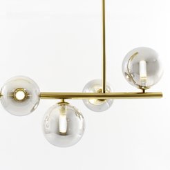 Люстра FILICIA bronze/lightgray 6хG9