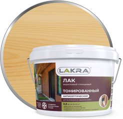 Лак тонированный акриловый Лакра Бесцветный глянцевый (2,5кг)