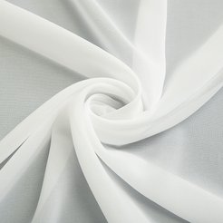 Вуаль однотонная белая HY A105-01/300 Silk ut NC