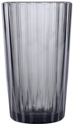 Стакан высокий OSZ Мистерия Графит 280мл серый, стекло