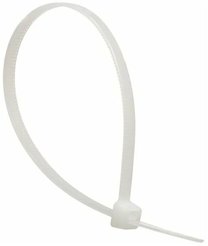Хомут-стяжка duwi нейлон 150x2,5мм белый 100шт