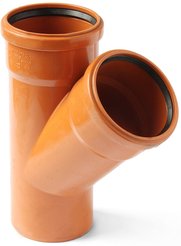 Тройник для наружной канализации Pro Aqua Terra 110х110/45°