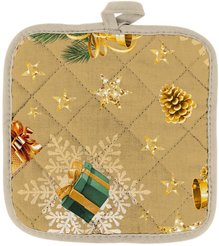 Прихватка Vse DOMA Сказочное Рождество 18х18см хлопок