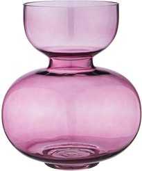 Ваза стеклянная FUSION VIOLET 23х25см