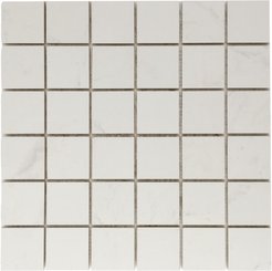 Мозаика Estima City MO01 белая неполированная 30x30см, размер чипа 5х5см, шт