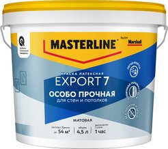 Краска Masterline Export 7 мат латексная BW 4,5л