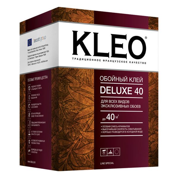 Клей для эксклюзивных обоев KLEO DeLuxe 7-8 рул 430гр