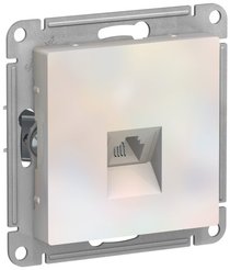 Розетка телефонная RJ11 SE AtlasDesign Жемчуг