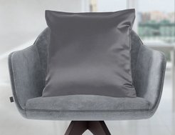Подушка декоративная ZHT 143341 блэкаут 40х40 темно-серый