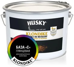 Краска по металлу HUSKY-KLONDIKE глянцевая База С (9л)