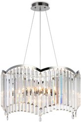Люстра подвесная с хрусталем TR5462/10 CH/CL хром/прозрачный E14/10 max 40W D560х1000