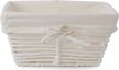 Корзинка декоративная Handy Home Paper 36х27х18см бумага/ткань, металл.каркас, белый
