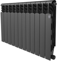 Радиатор биметаллический Royal Thermo Revolution Noir Sable 500х80 12 секций