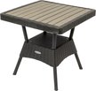 Стол садовый Rattan Ola Dom 75,5х74,5х76см квадратный антрацит
