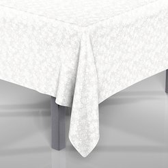 Скатерть прямоугольная Loneta Ареццо 140х180см белый, хлопок