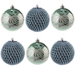 Набор шаров 6шт 8см мятный, SYQB1-0123261