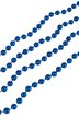 Бусы новогодние 1000х0,8см, синий, SYZLB-2223001