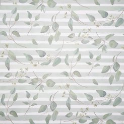 Штора для кухни лист полос зелен 140х180 лент