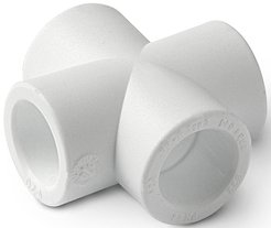 Крестовина полипропиленовая переходная d25/20мм Pro Aqua