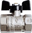 Кран латунный полнопроходной BUGATTI Arizona 3/4" внутренняя резьба, ручка бабочка