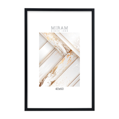 Рамка Мирам 40х60см чёрный, пластик