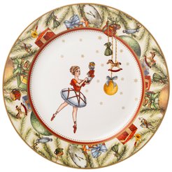 Тарелка закусочная Lefard Щелкунчик, балерина 20,5см фарфор