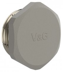 Пробка латунная V&G с наружной резьбой 3/4"