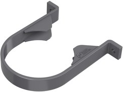 Хомут трубы ТН ОПТИМА серый