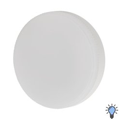 Лампочка светодиодная ЭРА GREEN LINE LED GX-12W-865-GX53 GL GX53 12 Вт таблетка холодный свет