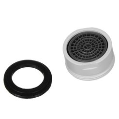 Аэратор для смесителя M24 НР латунь, белый