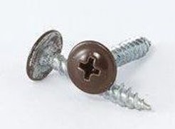 Саморез с прессшайбой со сверлом коричневый RAL 8017 4,2х25 (150шт) №398