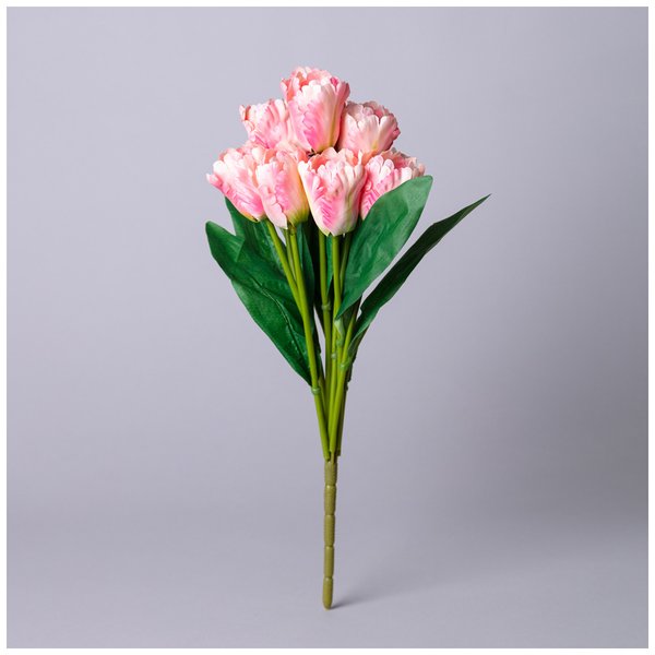 Букет из 9 тюльпанов, розовый 44см 