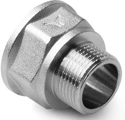 Переход латунный Pro Aqua 1/2"x3/4" наружная-внутренняя резьба