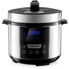 Мультиварка-скороварка Brayer BR2400 900Вт 5л 12 программ 424979 купить ...