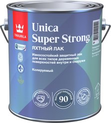 Лак универсальный Tikkurila/Tikkivala UNICA SUPER STRONG 90 EP высокоглянцевый (2,7л)