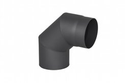 Отвод Lava черный 90град.D120 сталь 2мм