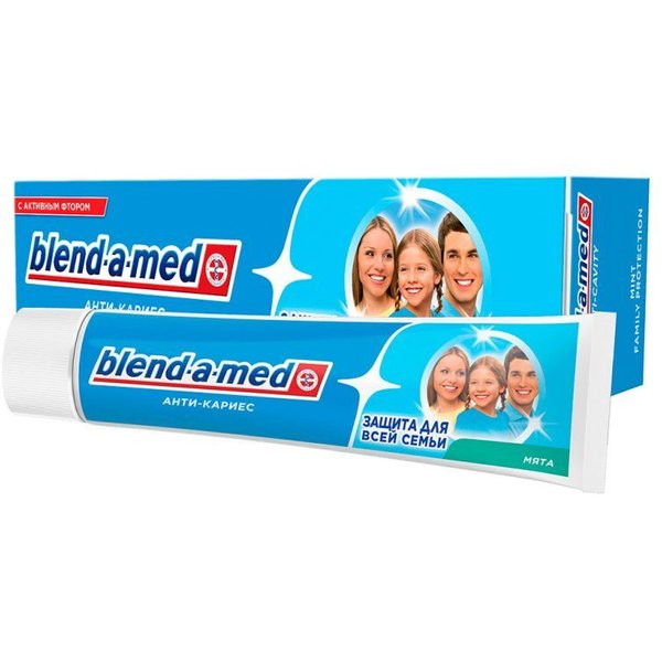 Паста зубная Blend A Med 100мл Антикариес Мята