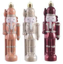 Набор украшений Щелкунчики 3шт 14,5х4см, винный+шампанское, SYQB2-0123059