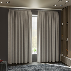 Штора готовая Nola блекаут темно-бежевый 150х280