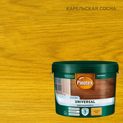 Пропитка деревозащитная Pinotex Universal 2 в 1 Карельская сосна (9л)