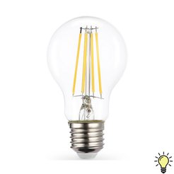 Лампа светодиодная Filament 601513 LED A60 15W E27 Груша 2700K 220-240V