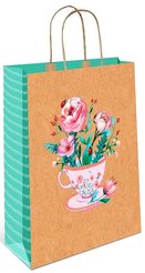 Пакет подарочный ламинированный 24х20см Арт Дизайн №825