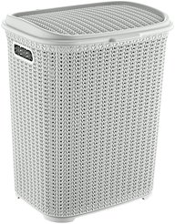 Корзина д/белья Plast Team/Nice&Price Меланж 65л 46,3х40,6х50,7см ПП