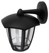 Светильник садово-парковый светодиодный настенный ЭРА ДБУ 07-8-006 Дели 3 черный 6 гранный IP44 8Вт 6500K